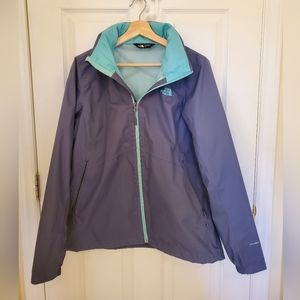 Womens North face rain coat